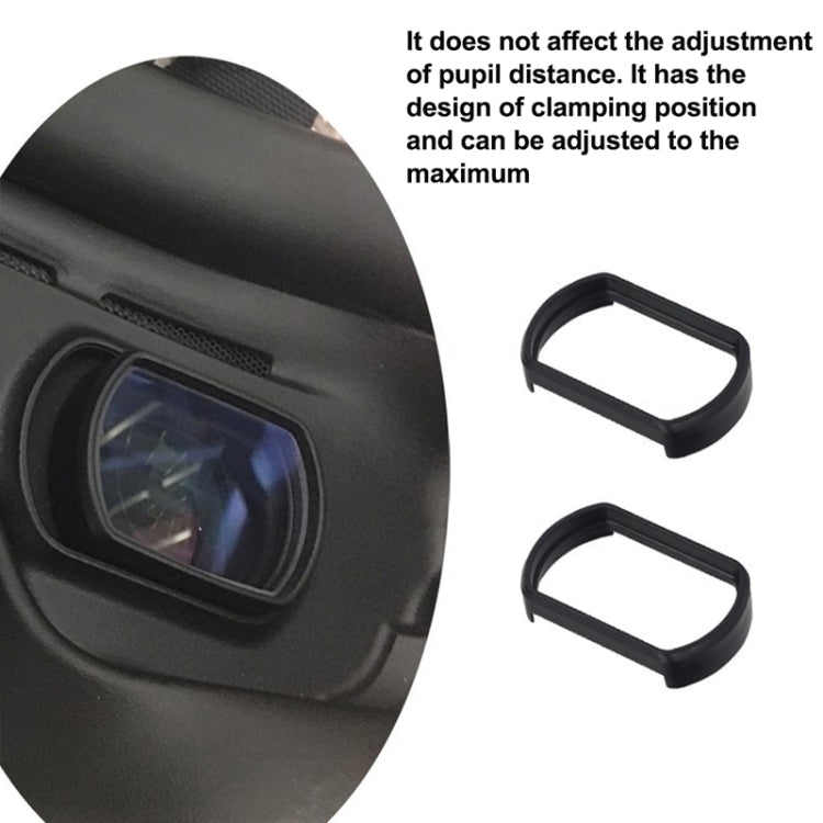 RCSTQ 2 ชิ้น 200 องศาสายตาสั้นแว่นตาเลนส์แก้ไขวิสัยทัศน์เลนส์ Aspherical สำหรับ DJI FPV Goggles V2, 200 Degree