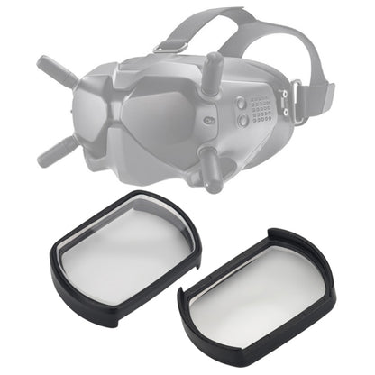 RCSTQ 2 ชิ้น 350 องศาสายตาสั้นแว่นตาเลนส์แก้ไขวิสัยทัศน์เลนส์ Aspherical สำหรับ DJI FPV Goggles V2, 350 Degree