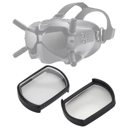 RCSTQ 2 ชิ้น 550 องศาสายตาสั้นแว่นตาเลนส์แก้ไขวิสัยทัศน์เลนส์ Aspherical สำหรับ DJI FPV Goggles V2, 550 Degree