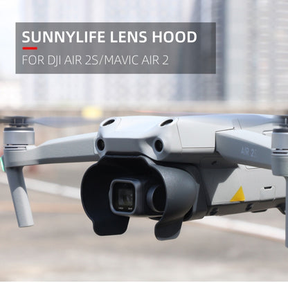 Sunnylife A2S-Q9350 กล้อง เลนส์ ม่านบังแดดเครื่องดูดควันป้องกันแสงสะท้อนสำหรับ DJI Air 2S / Mavic Air 2, For DJI Air 2S