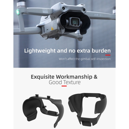 Sunnylife A2S-Q9350 กล้อง เลนส์ ม่านบังแดดเครื่องดูดควันป้องกันแสงสะท้อนสำหรับ DJI Air 2S / Mavic Air 2, For DJI Air 2S