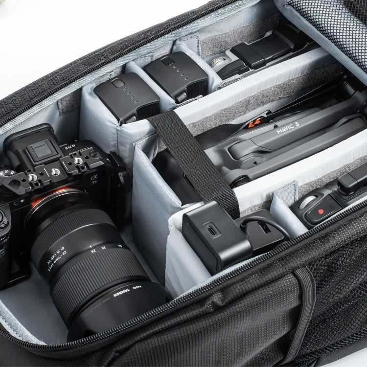 กระเป๋าเป้สะพายหลังแบบบีบอัดไหล่สำหรับกล้อง DJI Mavic 3 / DSLR, For DJI Mavic 3