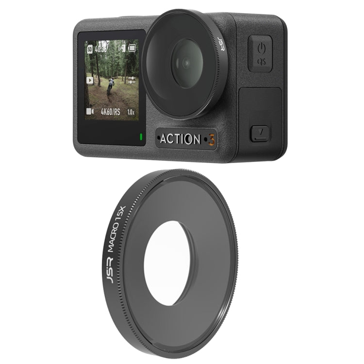 JSR 15X มาโคร เลนส์ ฟิลเตอร์ สำหรับ DJI Osmo Action 3, 15X Macro
