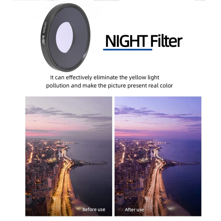 ฟิลเตอร์เลนส์ JSR NIGHT สำหรับ DJI Osmo Action 3, NIGHT