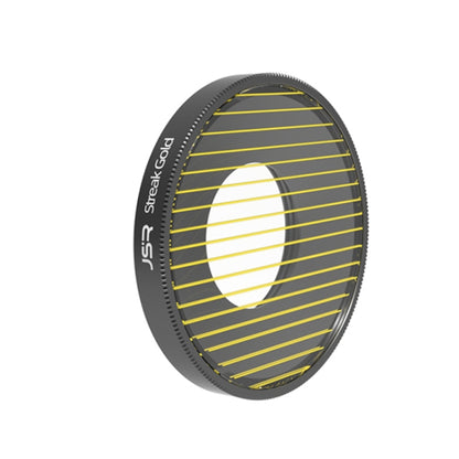 JSR Streak Drawing Lens Filter สำหรับ DJI Osmo Action 3, Streak Gold, Streak Blue