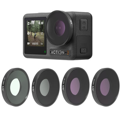 JSR 4 in 1 UV CPL ND16 ND32 เลนส์ ฟิลเตอร์ สำหรับ DJI Osmo Action 3, 4 in 1