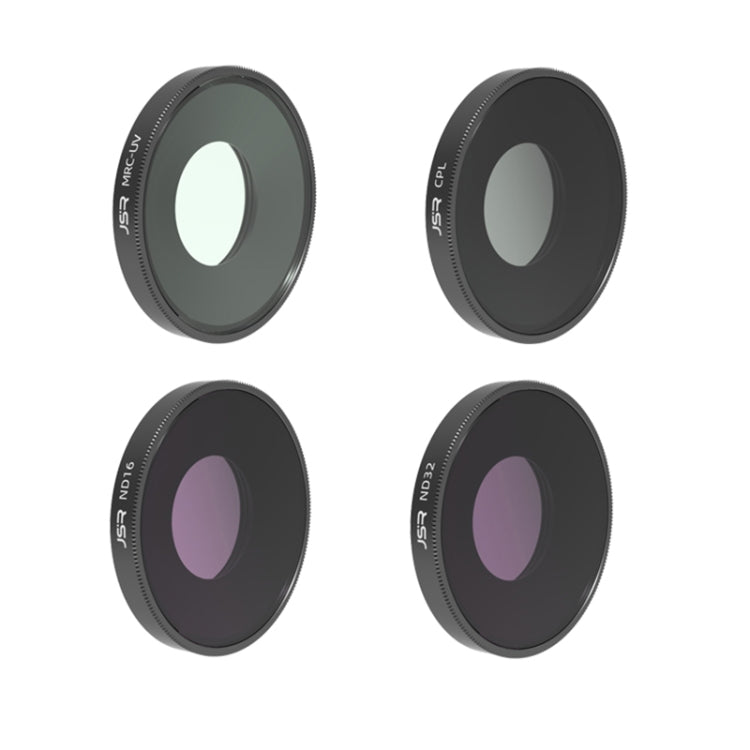 JSR 4 in 1 UV CPL ND16 ND32 เลนส์ ฟิลเตอร์ สำหรับ DJI Osmo Action 3, 4 in 1