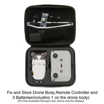 สำหรับ DJI Mini 2 SE กันกระแทกพกพาฮาร์ดกรณีจมูกร่างกายถุงเก็บขนาด: 24x19x9 ซม., 24x 19 x 9cm