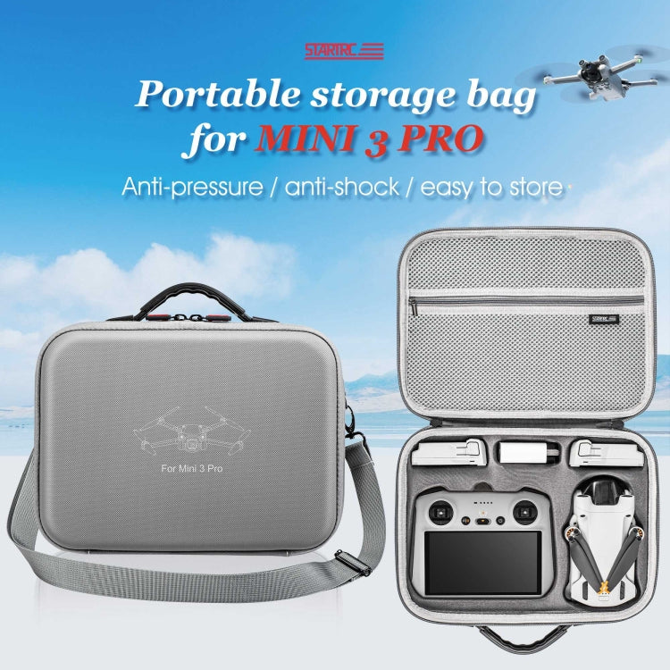 สำหรับ DJI Mini 3 Pro / RC พร้อมหน้าจอ STARTRC กระเป๋าถือกระเป๋าสะพายกันน้ำ, For DJI Mini 3 Pro / RC with Screen
