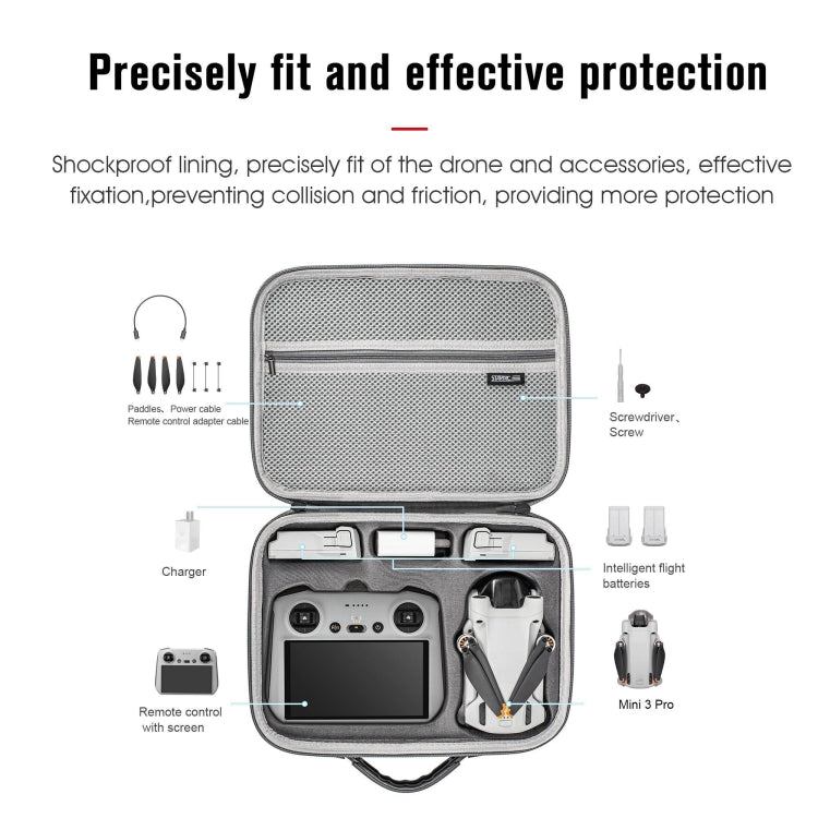 สำหรับ DJI Mini 3 Pro / RC พร้อมหน้าจอ STARTRC กระเป๋าถือกระเป๋าสะพายกันน้ำ, For DJI Mini 3 Pro / RC with Screen