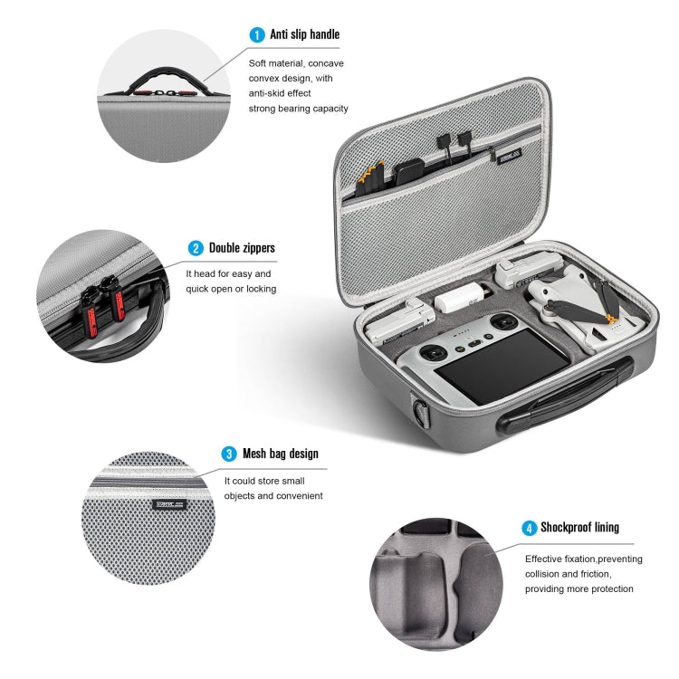 สำหรับ DJI Mini 3 Pro / RC พร้อมหน้าจอ STARTRC กระเป๋าถือกระเป๋าสะพายกันน้ำ, For DJI Mini 3 Pro / RC with Screen