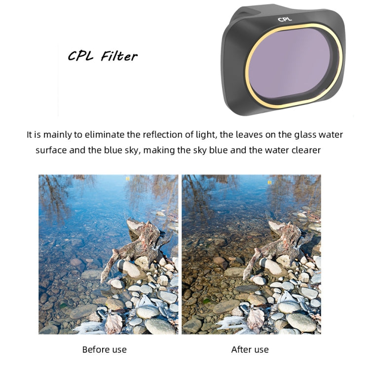 JSR โดรน CPL เลนส์ฟิลเตอร์สำหรับ DJI MAVIC มินิ, CPL Filter