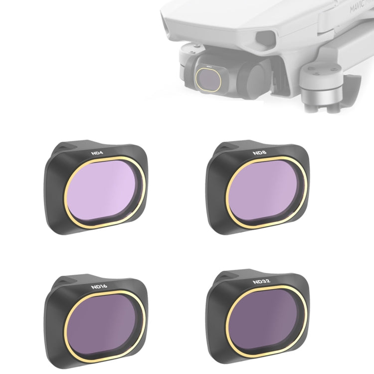JSR Drone 4 in 1 ND4 + ND8 + ND16 + ND32 เลนส์ Neutral Density Filter สำหรับ DJI MAVIC mini, D4+ND8+ND16+ND32