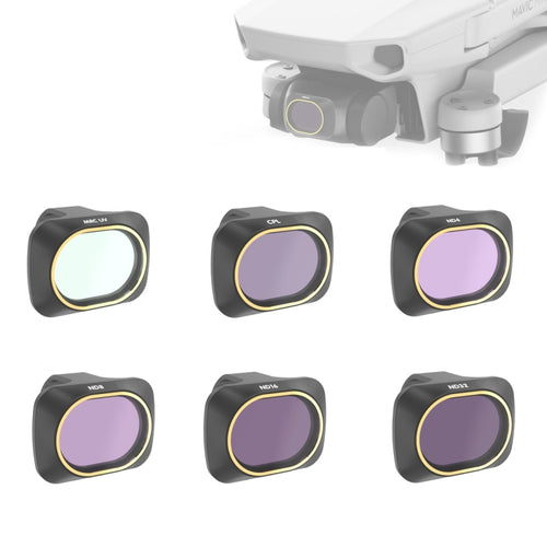 JSR Drone 6 in 1 UV + CPL + ND4 + ND8 + ND16 + ND32 เลนส์กรองสำหรับ DJI MAVIC mini, UV+CPL+ND4+ND8+ND16+ND32