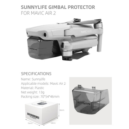 Sunnylife สำหรับฝาครอบป้องกันเลนส์กล้อง DJI Mavic Air 2, For DJI Mavic Air 2