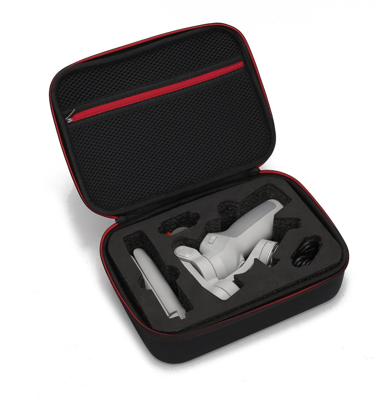 กระเป๋าเก็บกล่องป้องกันความปลอดภัยแบบพกพากันกระแทกสำหรับ DJI Osmo Mobile 4, Black