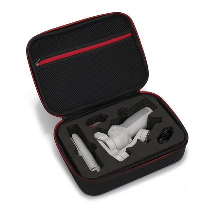 กระเป๋าเก็บกล่องป้องกันความปลอดภัยแบบพกพากันกระแทกสำหรับ DJI Osmo Mobile 4, Black