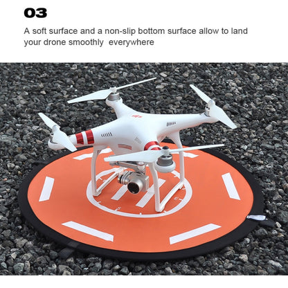 STARTRC RC จมูก Q Uadcopter ผ้ากันเปื้อนที่จอดรถแบบพกพาอย่างรวดเร็วพับลงจอดแผ่นที่จอดรถสำหรับ DJI Mavic มินิ / Mavic อากาศ 2, เส้นผ่านศูนย์กลาง: 56 ซม., Diameter: 56cm