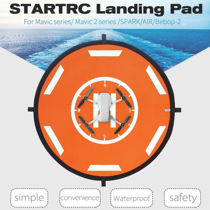 STARTRC RC จมูก Q Uadcopter ผ้ากันเปื้อนที่จอดรถแบบพกพาอย่างรวดเร็วพับลงจอดแผ่นที่จอดรถสำหรับ DJI Mavic มินิ / Mavic อากาศ 2, เส้นผ่านศูนย์กลาง: 56 ซม., Diameter: 56cm