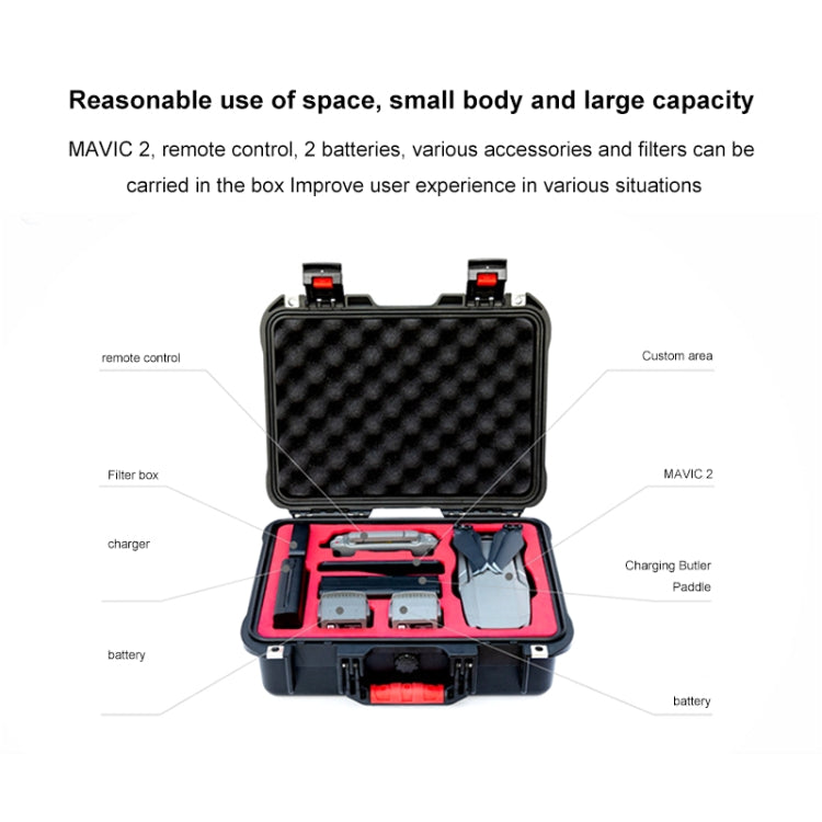 PGYTECH P-HA-033 กล่องเก็บกันน้ำสำหรับ DJI Mavic 2, P-HA-033 For DJI Mavic 2