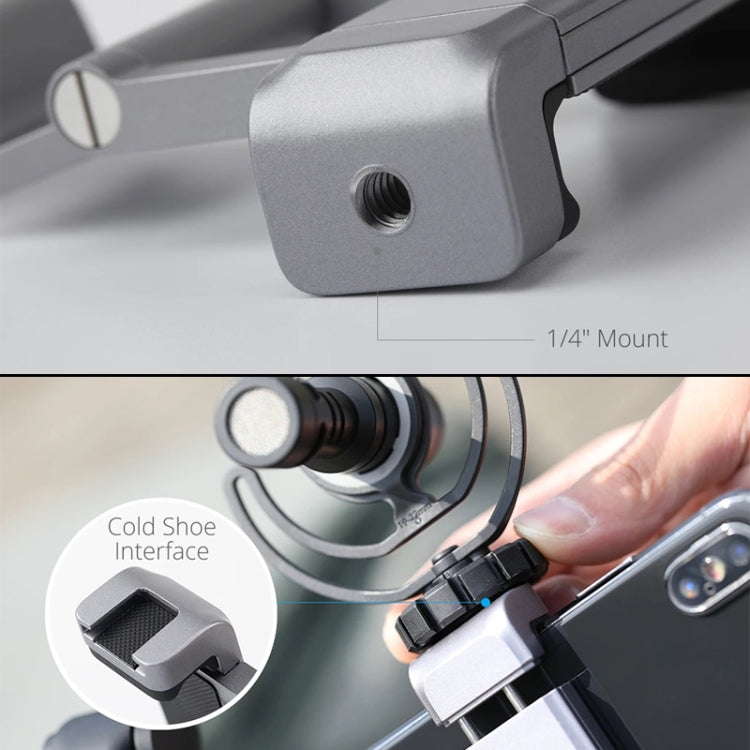 PGYTECH P-18C-029 แท่นยึดโทรศัพท์มือถืออลูมิเนียมอัลลอยด์ + สำหรับกระเป๋า DJI OSMO, P-18C-029