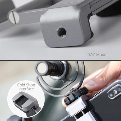 PGYTECH P-18C-029 แท่นยึดโทรศัพท์มือถืออลูมิเนียมอัลลอยด์ + สำหรับกระเป๋า DJI OSMO, P-18C-029