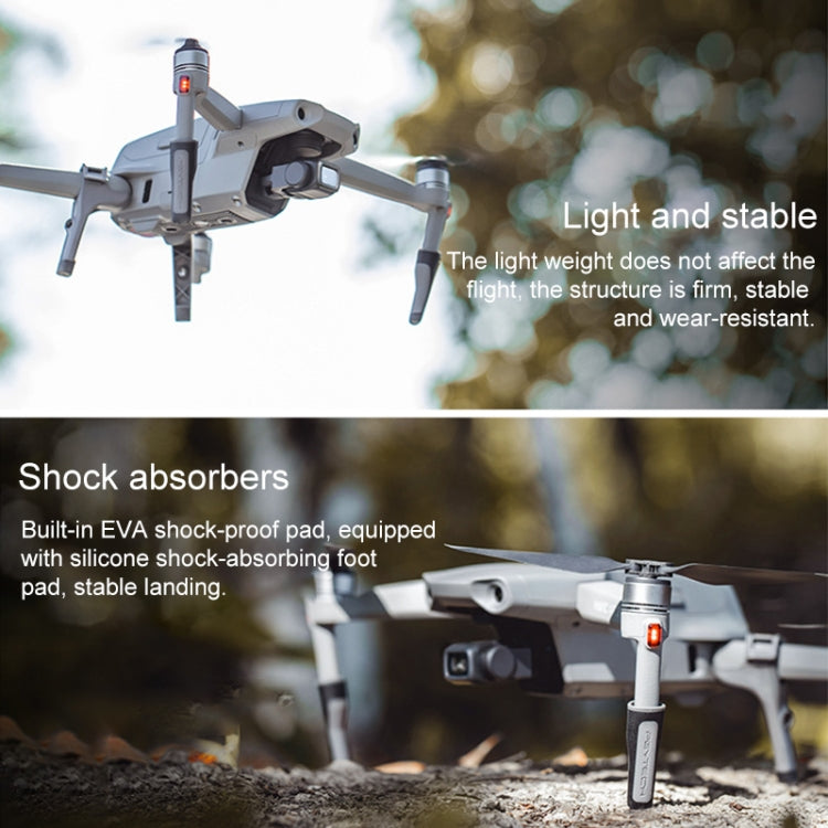 PGYTECH P-16A-036 แร็คส่วนต่อขยายเกียร์ Landing Gear แบบพกพาสำหรับ DJI Mavic Air 2, Extensions Rack
