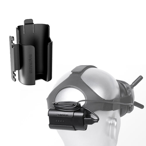 Sunnylife แบตเตอรี่ ที่ใส่คลิปการจัดการสายเคเบิล Winder เคส สำหรับ DJI FPV Goggles V2, Sunnylife Battery Bracket