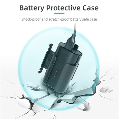 Sunnylife แบตเตอรี่ ที่ใส่คลิปการจัดการสายเคเบิล Winder เคส สำหรับ DJI FPV Goggles V2, Sunnylife Battery Bracket