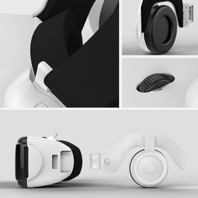VR SHINECON G06EB แว่นตาวิดีโอ 3D ความจริงเสมือน เหมาะสำหรับสมาร์ทโฟน 4.7 นิ้ว - 6.1 นิ้วพร้อมชุดหูฟังไฮไฟ, G06EB