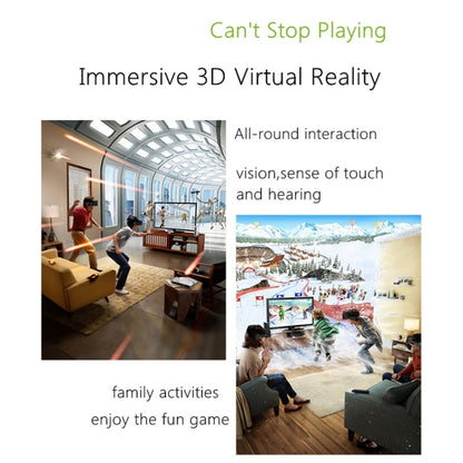 VR SHINECON G04E แว่นตาวิดีโอ 3 มิติเสมือนจริงเหมาะสำหรับสมาร์ทโฟนขนาด 3.5 นิ้ว - 6.0 นิ้วพร้อมชุดหูฟังไฮไฟ