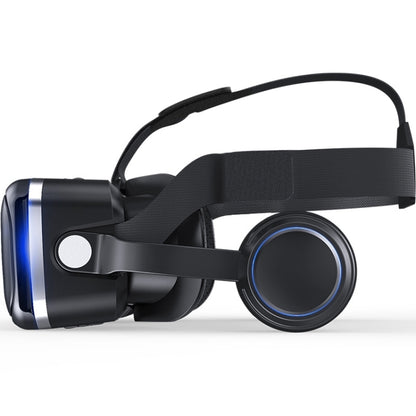 VR SHINECON G04E แว่นตาวิดีโอ 3 มิติเสมือนจริงเหมาะสำหรับสมาร์ทโฟนขนาด 3.5 นิ้ว - 6.0 นิ้วพร้อมชุดหูฟังไฮไฟ