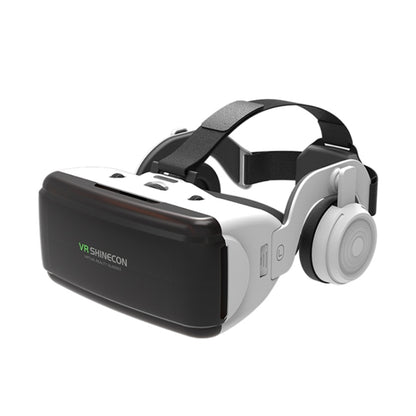 VR SHINECON G06E แว่นตาวิดีโอ 3 มิติเสมือนจริงเหมาะสำหรับสมาร์ทโฟนขนาด 4.7 นิ้ว - 6.1 นิ้วพร้อมชุดหูฟัง, G06E