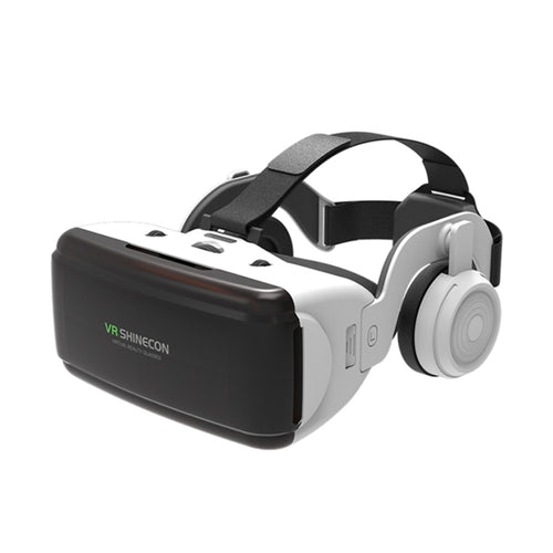 VR SHINECON G06E แว่นตาวิดีโอ 3 มิติเสมือนจริงเหมาะสำหรับสมาร์ทโฟนขนาด 4.7 นิ้ว - 6.1 นิ้วพร้อมชุดหูฟัง, G06E