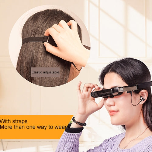 VISION-800 Android 4.4 1GB + 2GB แว่นตา Super Smart Retina ชุดหูฟัง 3D VR เสมือนจริงพร้อมกล้อง 5.0MP รองรับ WiFi บลูทูธ การ์ด TF การบันทึกวิดีโอ