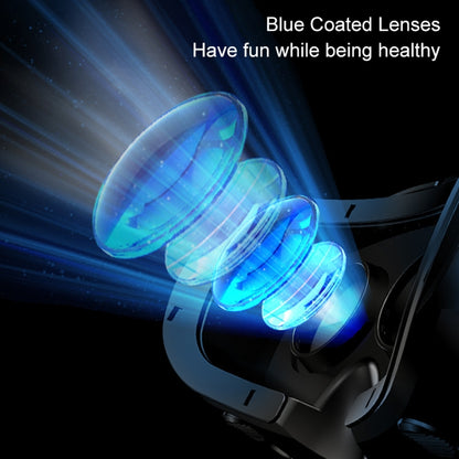 VRG Pro Audio Video เวอร์ชันเลนส์เคลือบ Blu-ray แว่นตา 3D VR สำหรับโทรศัพท์มือถือออลอินวัน, Blu-ray Coated Lenses