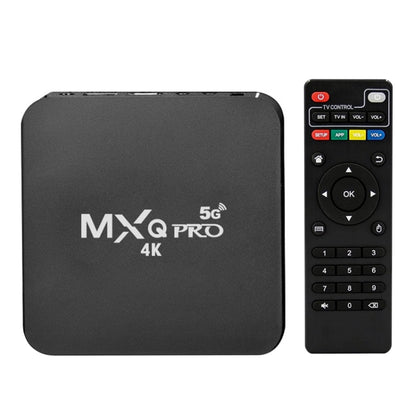 MXQ 4K Full HD Media Player RK3229 Quad Core KODI Android 9.0 กล่องทีวีพร้อมรีโมทคอนโทรล, RAM: 1GB, ROM: 8GB, รองรับ HDMI, WiFi, Miracast, DLNA