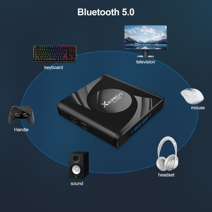 X88 Pro 13 Android 13.0 กล่องสมาร์ททีวีพร้อมรีโมท, RK3528 Quad-Core, 4G+64GB, 4G+64GB