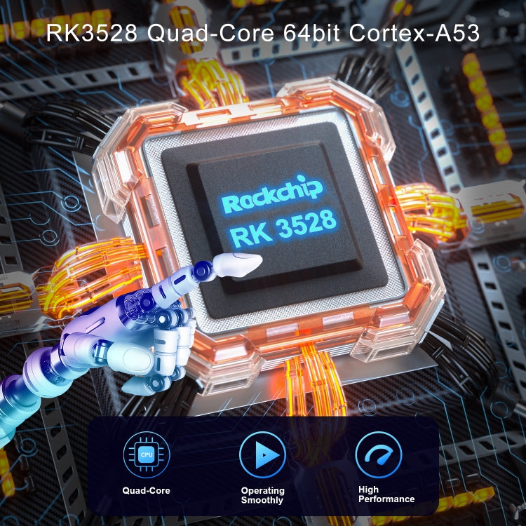 อะคริลิค X88 Pro 13 8K Ultra HD Android 13.0 กล่องสมาร์ททีวีพร้อมรีโมทคอนโทรล, RK3528 Quad-Core, 4G+32GB, 4G+32GB
