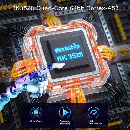 อะคริลิค X88 Pro 13 8K Ultra HD Android 13.0 กล่องสมาร์ททีวีพร้อมรีโมทคอนโทรล, RK3528 Quad-Core, 4G+32GB, 4G+32GB