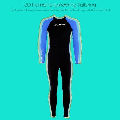 SLINX 1707 ไลคร่าแขนยาวครีมกันแดดชุดดำน้ำแบบเต็มตัวสำหรับผู้ชาย, S, M, L, XL, XXL, XXXL