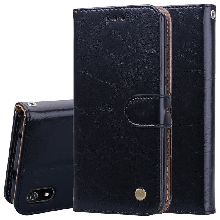 ซองหนังพลิกแนวนอนสไตล์ธุรกิจสำหรับ Xiaomi Redmi 7A พร้อมตัวยึดและช่องเสียบการ์ดและกระเป๋าสตางค์, For Xiaomi Redmi 7A