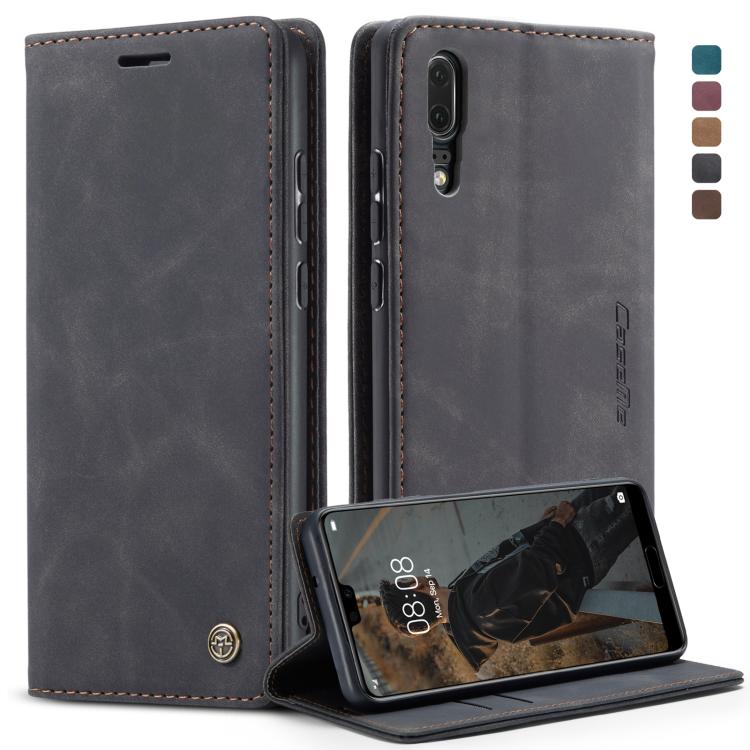 CaseMe-013 ซองหนังพลิกแนวนอนมัลติฟังก์ชั่นที่ถอดออกได้พร้อมช่องเสียบการ์ด & ตัวยึด & กระเป๋าสตางค์ซิป & กรอบรูป, For Galaxy M10, For Galaxy M20, For Galaxy S10 5G, For Huawei P20, For Huawei P20 Lite, For Xiaomi 9, For OnePlus 7