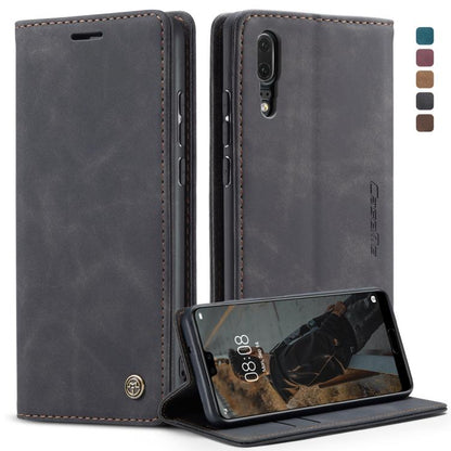 CaseMe-013 ซองหนังพลิกแนวนอนมัลติฟังก์ชั่นที่ถอดออกได้พร้อมช่องเสียบการ์ด & ตัวยึด & กระเป๋าสตางค์ซิป & กรอบรูป, For Galaxy M10, For Galaxy M20, For Galaxy S10 5G, For Huawei P20, For Huawei P20 Lite, For Xiaomi 9, For OnePlus 7