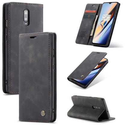 CaseMe-013 ซองหนังพลิกแนวนอนมัลติฟังก์ชั่นที่ถอดออกได้พร้อมช่องเสียบการ์ด & ตัวยึด & กระเป๋าสตางค์ซิป & กรอบรูป, For Galaxy M10, For Galaxy M20, For Galaxy S10 5G, For Huawei P20, For Huawei P20 Lite, For Xiaomi 9, For OnePlus 7