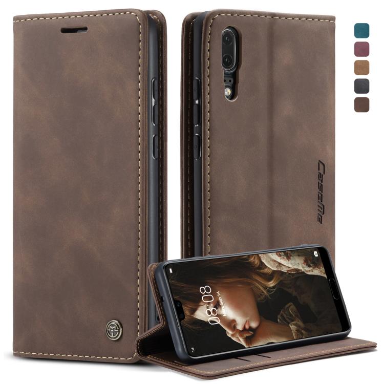 CaseMe-013 ซองหนังพลิกแนวนอนมัลติฟังก์ชั่นที่ถอดออกได้พร้อมช่องเสียบการ์ด & ตัวยึด & กระเป๋าสตางค์ซิป & กรอบรูป, For Galaxy M10, For Galaxy M20, For Galaxy S10 5G, For Huawei P20, For Huawei P20 Lite, For Xiaomi 9, For OnePlus 7