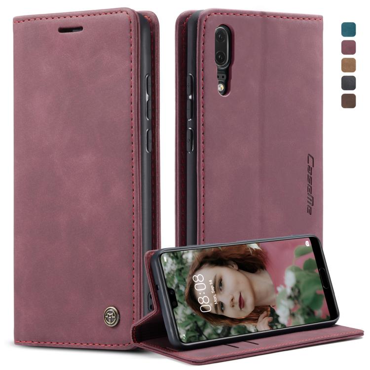 CaseMe-013 ซองหนังพลิกแนวนอนมัลติฟังก์ชั่นที่ถอดออกได้พร้อมช่องเสียบการ์ด & ตัวยึด & กระเป๋าสตางค์ซิป & กรอบรูป, For Galaxy M10, For Galaxy M20, For Galaxy S10 5G, For Huawei P20, For Huawei P20 Lite, For Xiaomi 9, For OnePlus 7