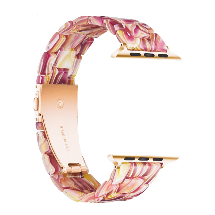 สายนาฬิกาเรซิ่นแฟชั่นเรียบง่ายสำหรับ, For Apple Watch Series 4 40mm & Series 3 & 2 & 1 38mm, For Apple Watch Series 4 44mm & Series 3 & 2 & 1 42mm
