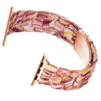 สายนาฬิกาเรซิ่นแฟชั่นเรียบง่ายสำหรับ, For Apple Watch Series 4 40mm & Series 3 & 2 & 1 38mm, For Apple Watch Series 4 44mm & Series 3 & 2 & 1 42mm