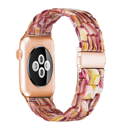 สายนาฬิกาเรซิ่นแฟชั่นเรียบง่ายสำหรับ, For Apple Watch Series 4 40mm & Series 3 & 2 & 1 38mm, For Apple Watch Series 4 44mm & Series 3 & 2 & 1 42mm